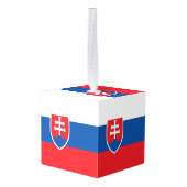 Slowaakse vlag decoratie (Achter hoekig)