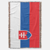 Slowaakse vlag deken (Voorkant Verticaal)