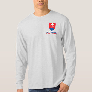 Slowaakse vlag en wapenschild t-shirt