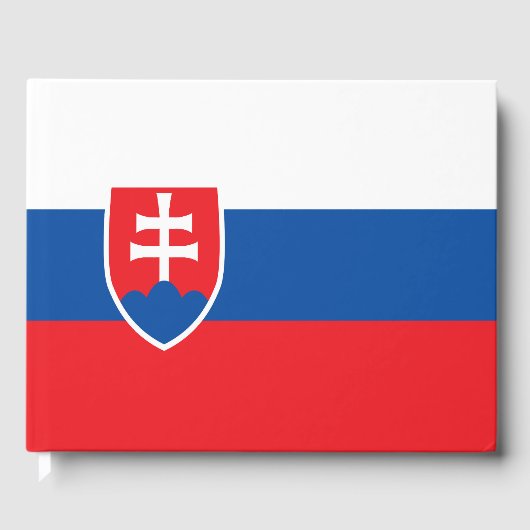 Slowaakse vlag gastenboek (Voorkant)