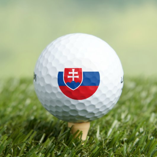 Slowaakse vlag golfballen (Insitu Shirt)