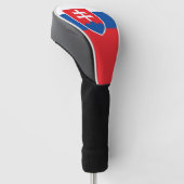 Slowaakse vlag golfheadcover (Schuin)