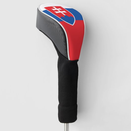 Slowaakse vlag golfheadcover (Schuin)