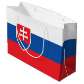 Slowaakse vlag groot cadeauzakje (Achterkant Gekanteld)