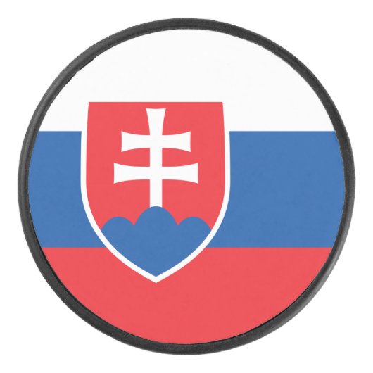 Slowaakse vlag hockey puck (Voorkant)