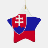 Slowaakse vlag keramisch ornament (Rechts)