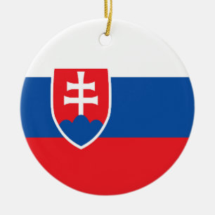 Slowaakse vlag keramisch ornament