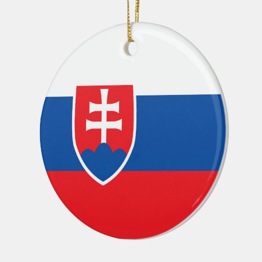 Slowaakse vlag keramisch ornament (Links)