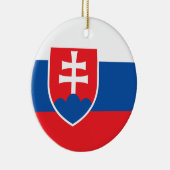 Slowaakse vlag keramisch ornament (Rechts)