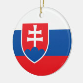 Slowaakse vlag keramisch ornament (Links)