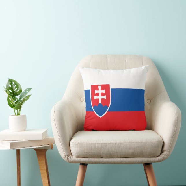 Slowaakse vlag kussen (Stoel)