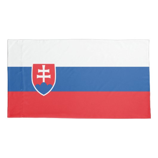 Slowaakse vlag kussensloop (Achterkant)