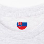 Slowaakse vlag labels (Aangebracht)