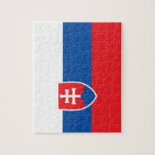 Slowaakse vlag legpuzzel (Verticaal)