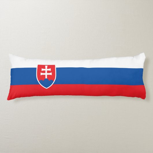 Slowaakse vlag lichaamskussen (Voorkant)