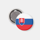 Slowaakse vlag magneet (Voorkant / Achterkant)