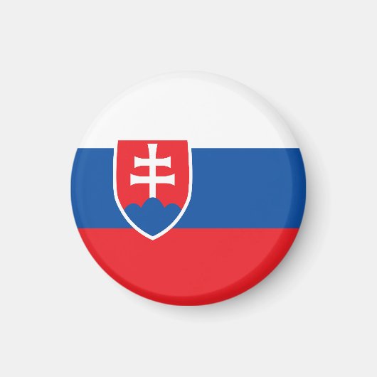 Slowaakse vlag magneet (Voorkant)