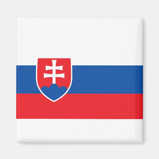 Slowaakse vlag magneet (Voorkant)