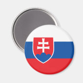 Slowaakse vlag magneet (Voorkant / Achterkant)