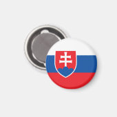 Slowaakse vlag magneet (Voorkant / Achterkant)