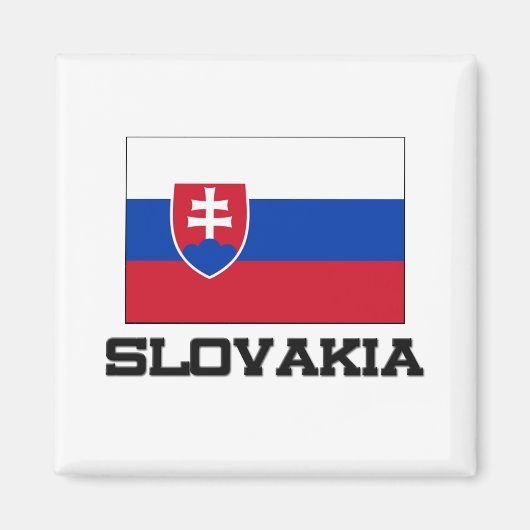 Slowaakse vlag magneet (Voorkant)