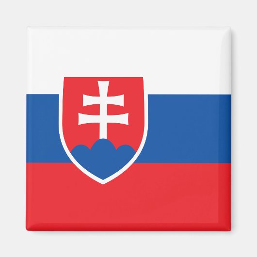 Slowaakse vlag magneet (Voorkant)