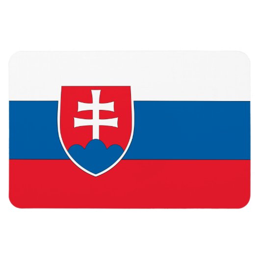 Slowaakse vlag magneet (Horizontaal)
