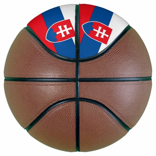 Slowaakse vlag mini basketbal (Rechts)