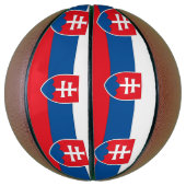 Slowaakse vlag mini basketbal (Verticaal)