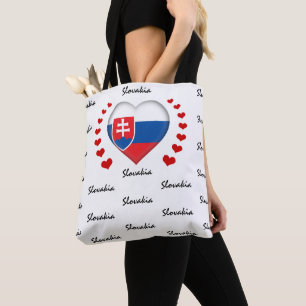 Slowaakse vlag/mode van de Slowaakse vlag/sport Tote Bag