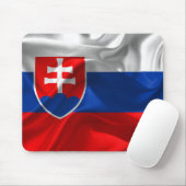 Slowaakse vlag muismat (Met muis)
