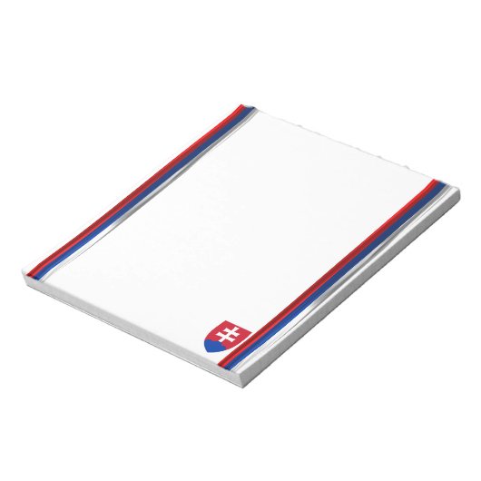 Slowaakse vlag notitieblok (Linkerzijde)
