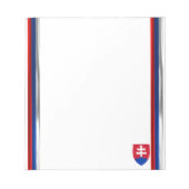 Slowaakse vlag notitieblok (Voorkant)