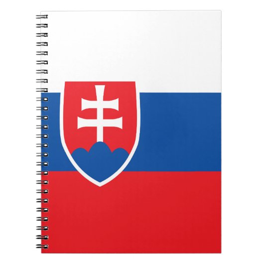 Slowaakse vlag notitieboek (Voorkant)