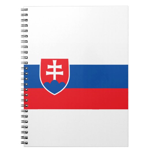 Slowaakse vlag notitieboek (Voorkant)