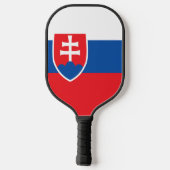Slowaakse vlag pickleball paddle (Achterkant)