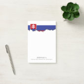 Slowaakse vlag post-it® notes (Kantoor)