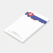 Slowaakse vlag post-it® notes (Schuin)