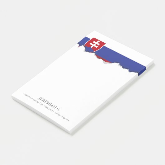 Slowaakse vlag post-it® notes (Schuin)