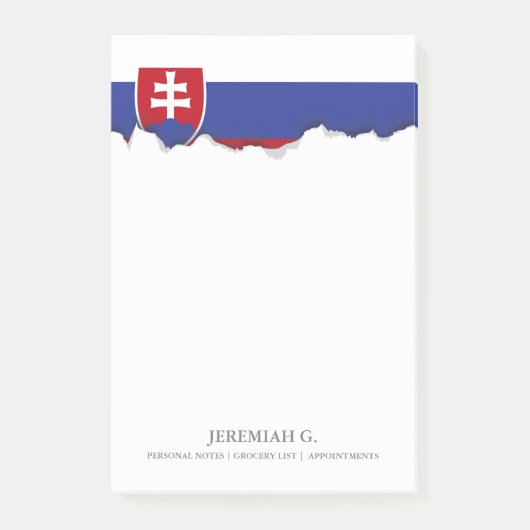 Slowaakse vlag post-it® notes (Voorkant)