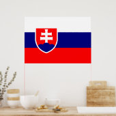 Slowaakse vlag poster (Keuken)