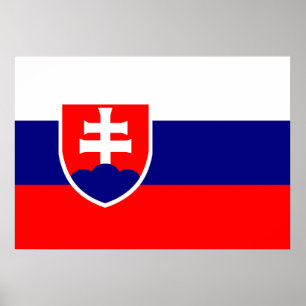 Slowaakse vlag poster