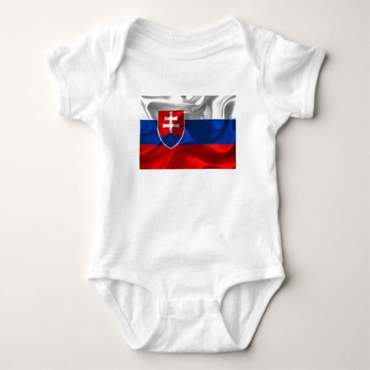 Slowaakse vlag romper (Voorkant)