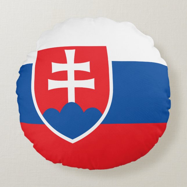 Slowaakse vlag rond kussen (Voorkant)