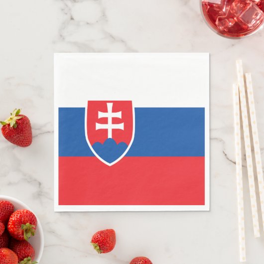 Slowaakse vlag servet (Insitu)