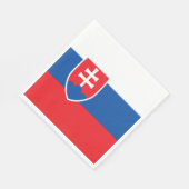 Slowaakse vlag servet (Hoek)