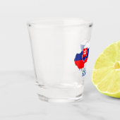 Slowaakse vlag shot glas (Links)