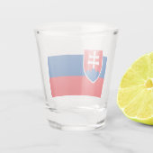Slowaakse vlag shot glas (Achterkant)