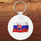 Slowaakse Vlag Sleutelhanger (Voorkant)