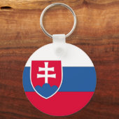 Slowaakse vlag sleutelhanger (Voorkant)